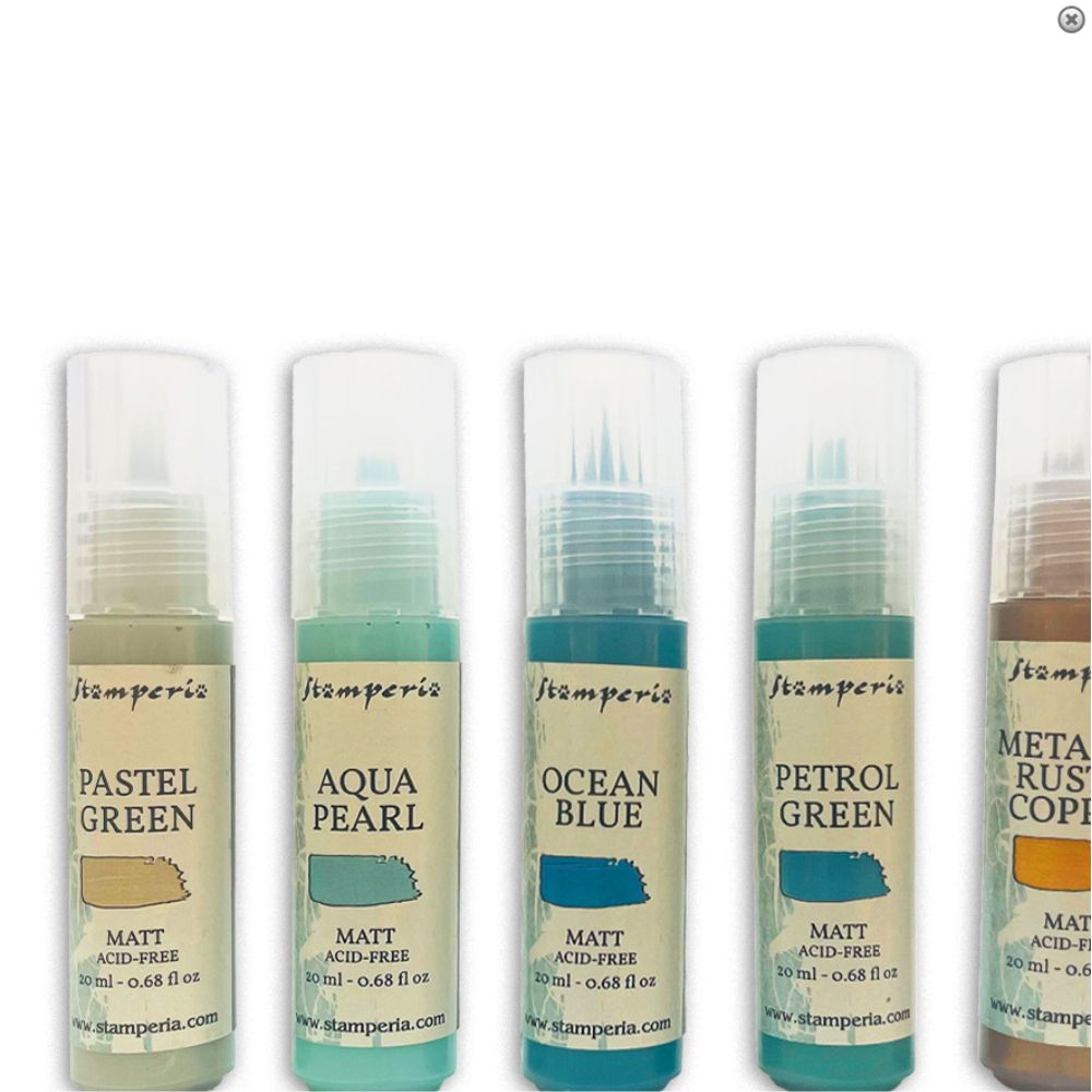 Patina Texture paints 5x20 ml. Stamperia 1 Patina Texture paints 5x20 ml. Stamperia