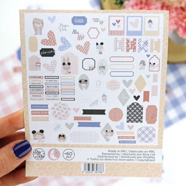 Die cuts Fantasía etiquetas. Alúa Cid