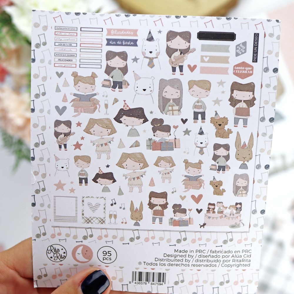 Set troquelados Ohana de fiesta, de Alúa Cid 1 Set troquelados Ohana de fiesta, de Alúa Cid