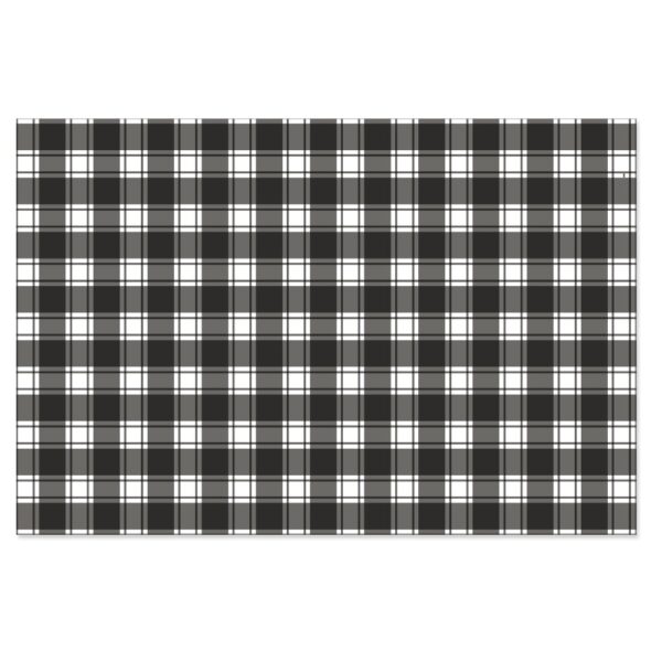 Tela para encuadernar estampada 35x50 cm Vichy negro Mintopía