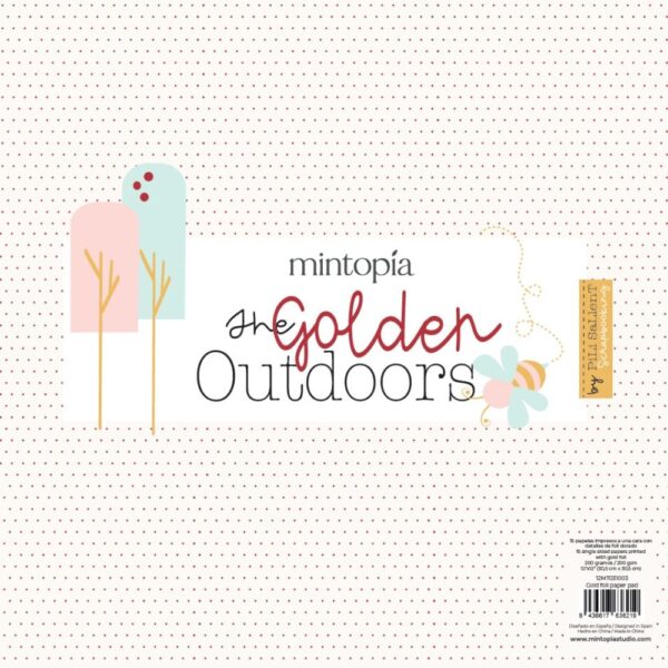Pad 12"x12" Papeles con foil Viviendo Outdoors de Mintopía