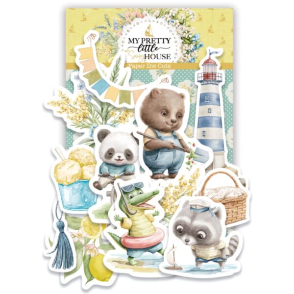 Diecuts Sunny House. Vintage Odyssey