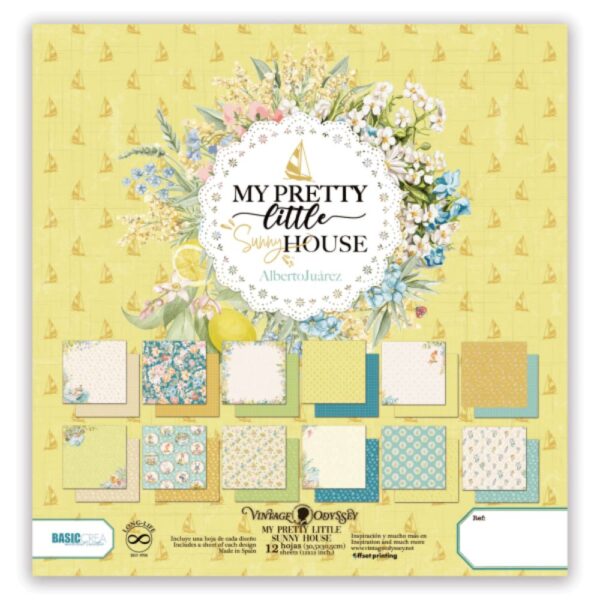Stack 12x12" doble cara  Sunny House Vintage Odyssey