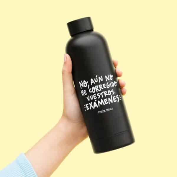 Botella termo Corregir exámenes. Pedrita Parker