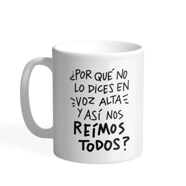 Taza Profe Así nos reímos todos. Pedrita Parker