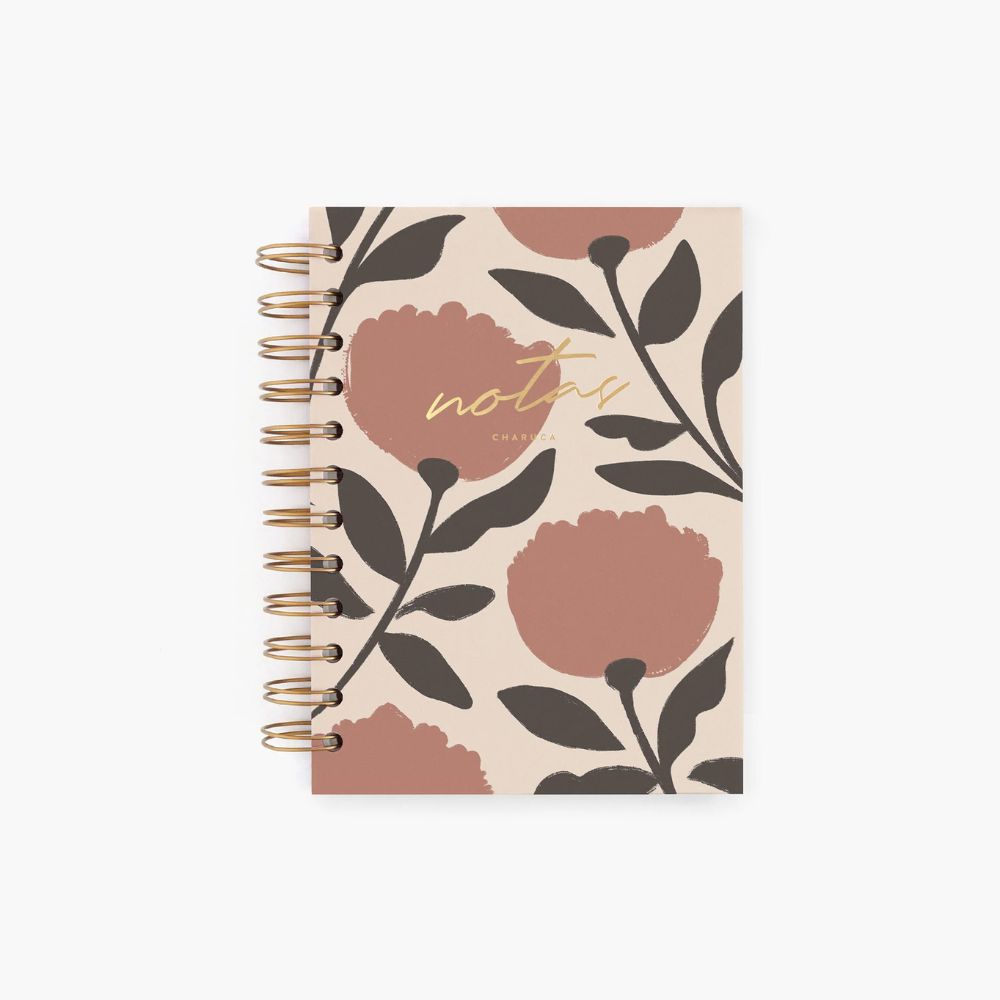 Cuaderno mini. Vintage flowers. Charuca 1 Cuaderno mini. Vintage flowers. Charuca