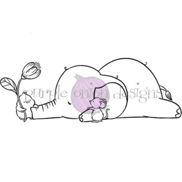 Sello Chilliezgraphy by Pei - Blue Days. Purple onion designs