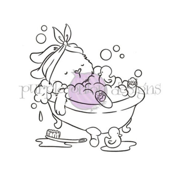 Sello Chilliezgraphy by Pei - Bubble Bath Time. Purple onion designs