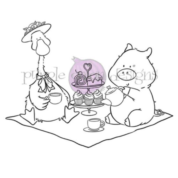 Sello Chilliezgraphy by Pei - Picnic Buddies. Purple onion designs