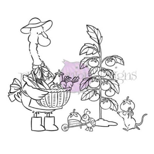 Sello Chilliezgraphy by Pei - Happy Harvest. Purple onion designs