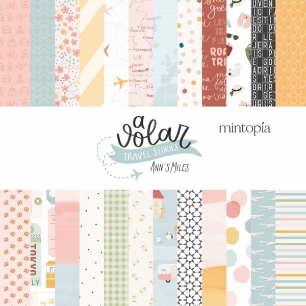 Stack 12"x12" A volar Travel Stories de Mintopía