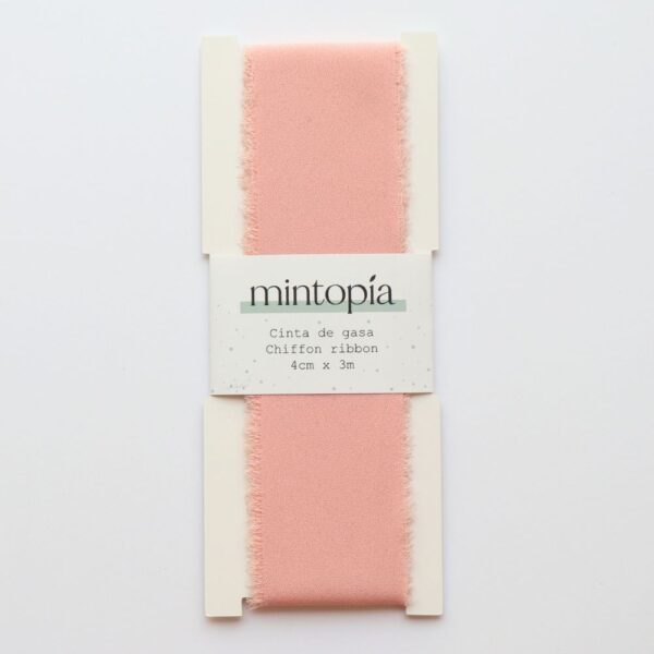 Cinta de gasa Mintopía 4 cm x 3 m Baby Pink