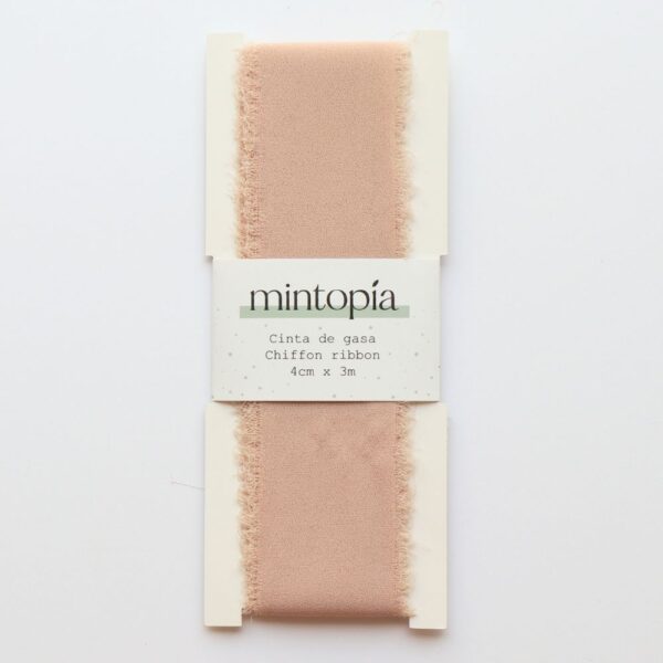 Cinta de gasa Mintopía 4 cm x 3 m Cream
