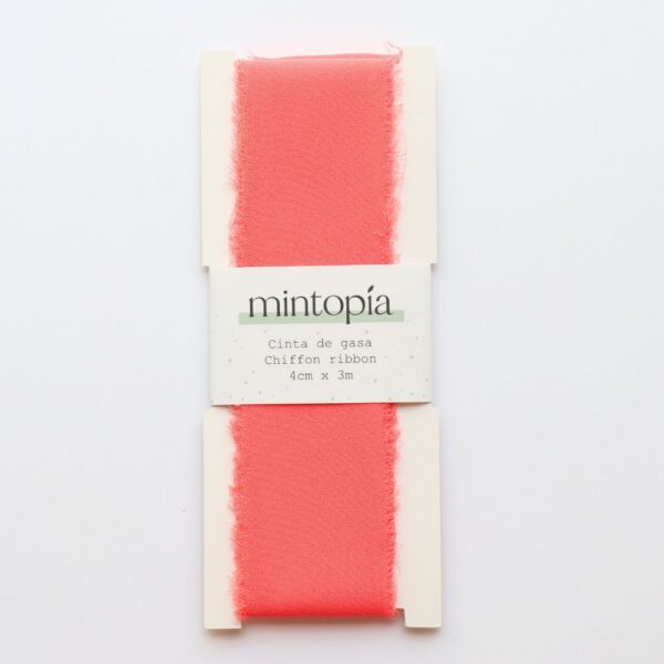 Cinta de gasa Mintopía 4 cm x 3 m Coral