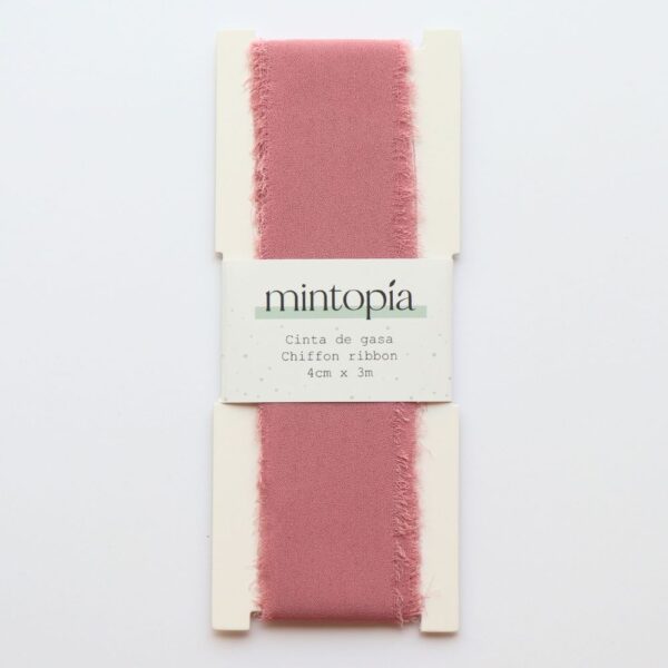 Cinta de gasa Mintopía 4 cm x 3 m Blush
