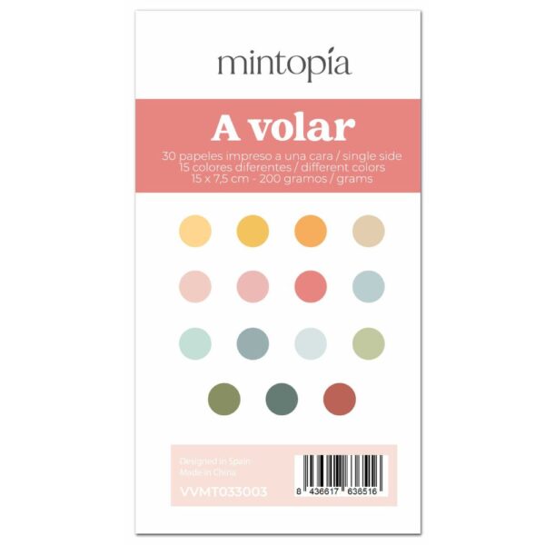 Mini pad de papeles para Mini Evolution A volar Travel Stories de Mintopía