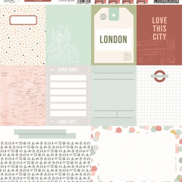 Papel tarjetas A volar Travel Stories Londres de Mintopía