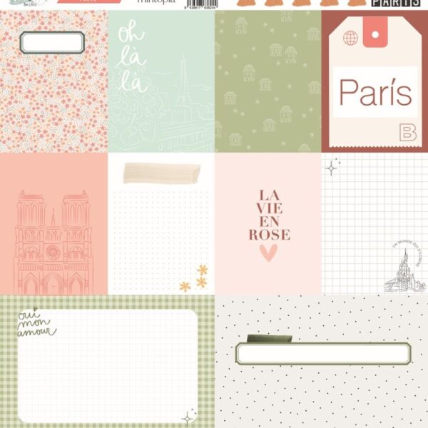 Papel tarjetas A volar Travel Stories París de Mintopía