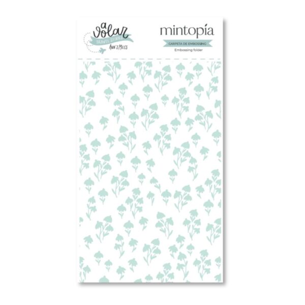 Carpetas de embossing 3"x5" Flores A volar Travel Stories de Mintopía