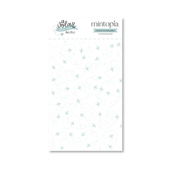 Carpetas de embossing 3"x5" Aviones A volar Travel Stories de Mintopía