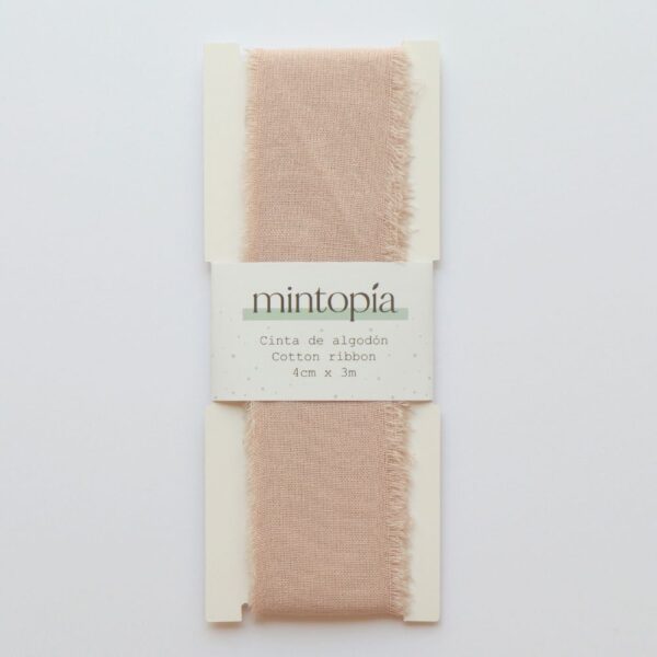 Cinta de algodón Mintopía 4 cm x 3 m Beige