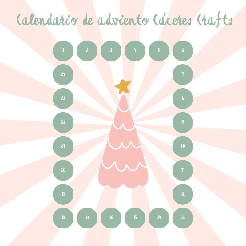 Calendario de Adviento Cáceres Crafts 2025