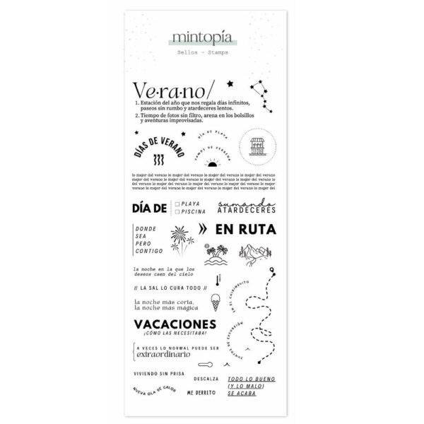 Sello Verano Mintopía by Scrapbypat