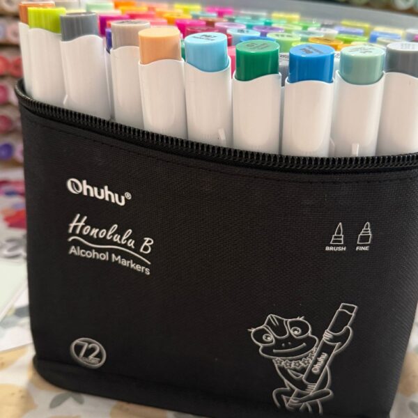 Ohuhu Honolulu 72 Colors Dual Tips Alcohol Art Markers