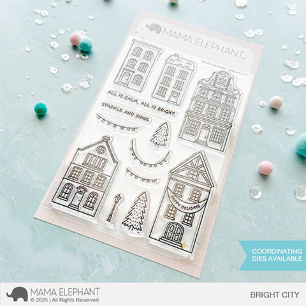 Sello Bright City. Mama Elephant 1 Sello Bright City. Mama Elephant