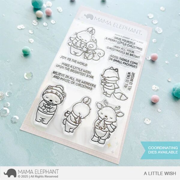 Sello a Little Wish. Mama Elephant