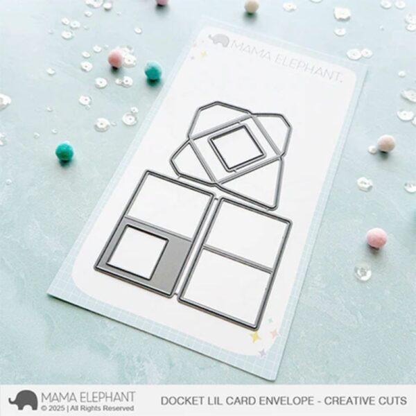 Troquel Docket Lil Card Envelope. Mama Elephant