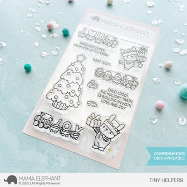 Sello Tiny Helpers. Mama Elephant