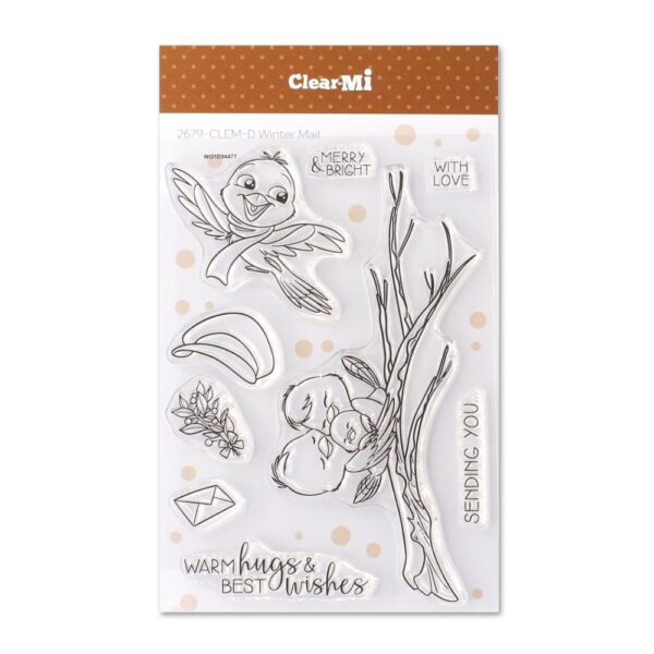 Sello Winter Mail. Clear Mi