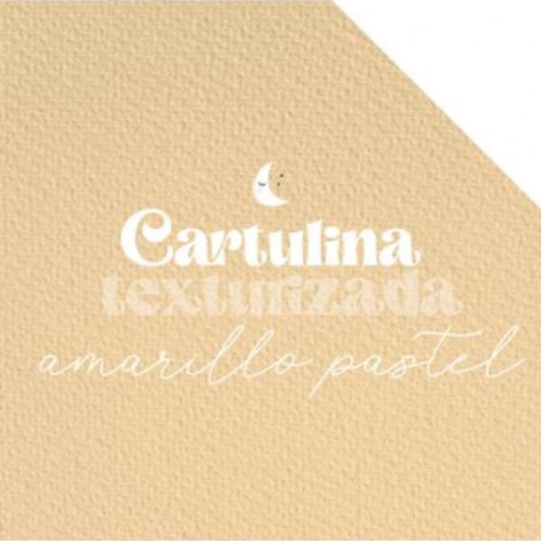Cartulina texturizada Amarillo Pastel