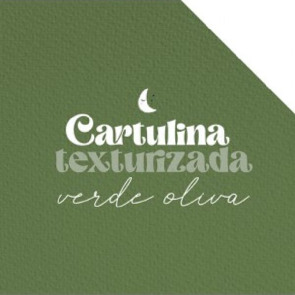 Cartulina texturizada Verde Oliva