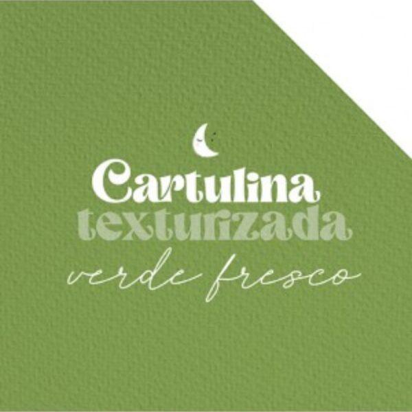 Cartulina texturizada Verde Fresco