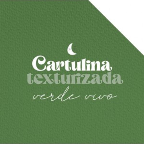 Cartulina texturizada Verde vivo