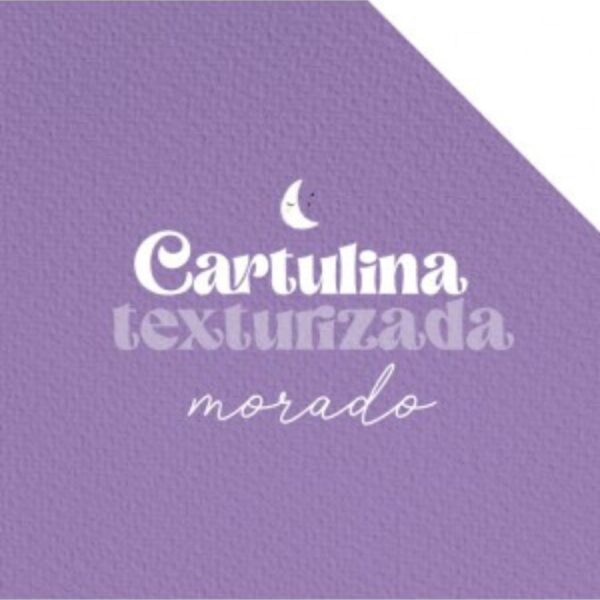Cartulina texturizada Morado