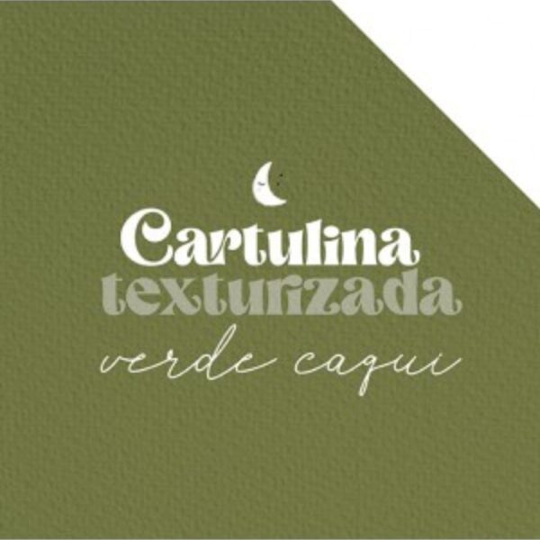 Cartulina texturizada Verde Caqui