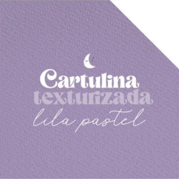 Cartulina texturizada Lila Pastel