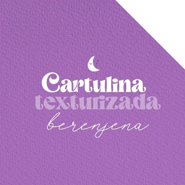 Cartulina texturizada Berenjena