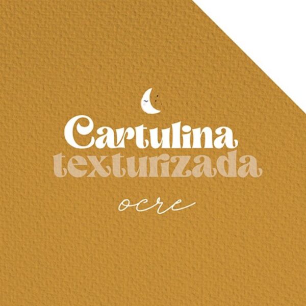 Cartulina texturizada Ocre