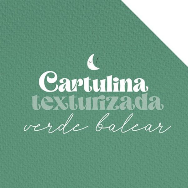 Cartulina texturizada Verde balear