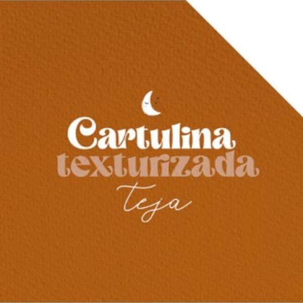 Cartulina texturizada Teja
