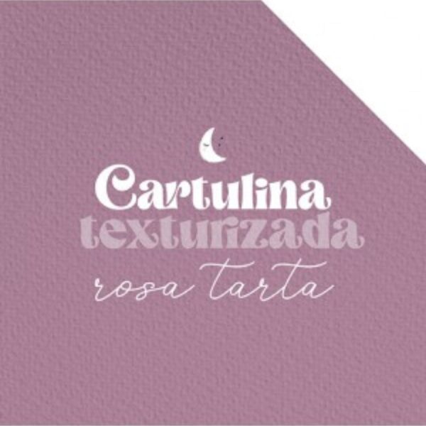 Cartulina texturizada Rosa Tarta