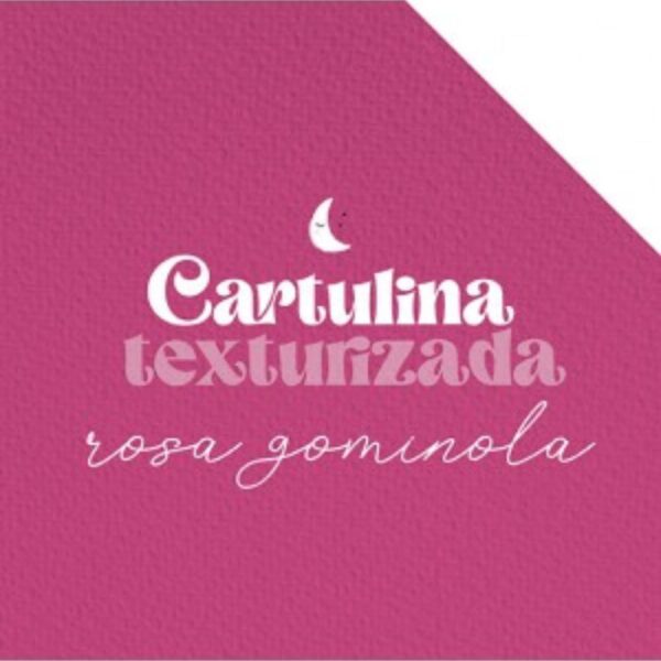 Cartulina texturizada Rosa Gominola