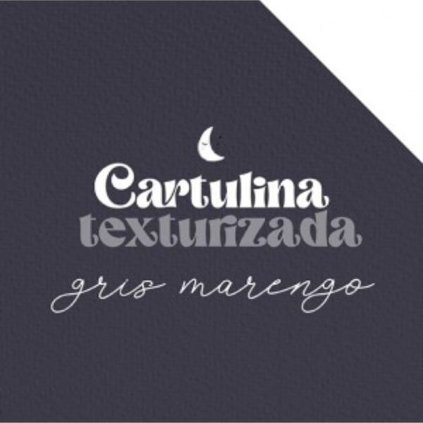 Cartulina texturizada Gris Marengo