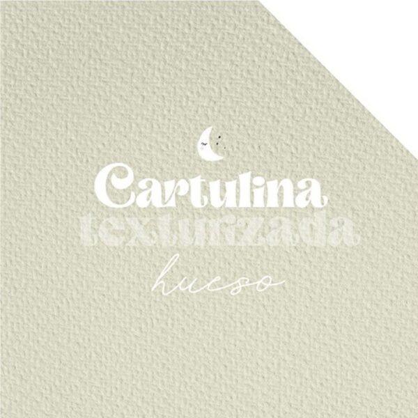 Cartulina texturizada Hueso