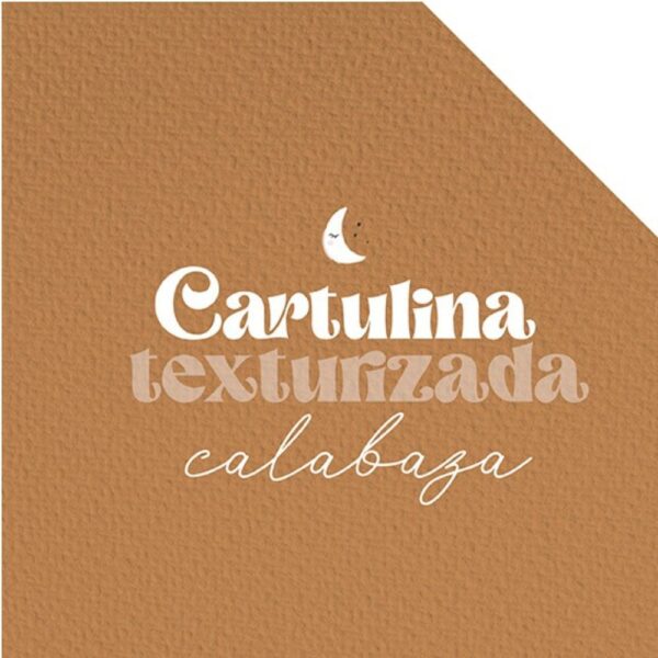 Cartulina texturizada Calabaza