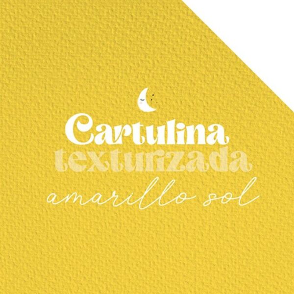 Cartulina texturizada Amarillo Sol